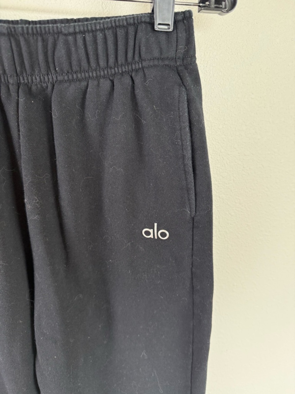 ALO Yoga Accolade Sweatpant Jogger Pant Black Unisex Casual Athleisure Women XS - Picture 7 of 13